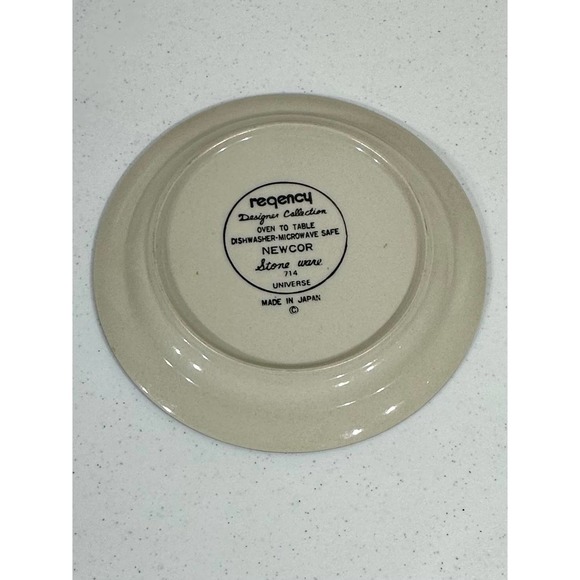 Regency Designer Collection Newcor Stoneware 714 Universe Appetizer Plate - Picture 2 of 3